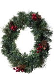 The 45cm Majestic Dew Pine Wreath