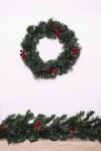 The 45cm Majestic Dew Pine Wreath