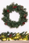 The 60cm Majestic Dew Pine Wreath