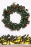 The Majestic Dew Pine Wreath (45cm-60cm)