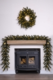 The 60cm Battery Pre-lit Matterhorn Pine Wreath