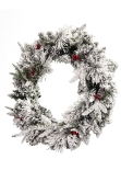 The Snowy Alpine Wreath (45cm - 60cm)