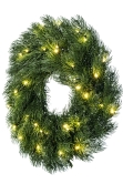 The Pre-lit Vivente Fir Wreath (100% PE 50cm-60cm)