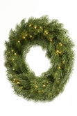 The Pre-lit Vivente Fir Wreath (100% PE 50cm-60cm)