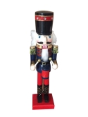 38cm Wooden Nutcracker with Drum