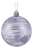 Hand Painted Shatterproof Bauble Design 13 (12 Pack)