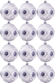 Hand Painted Shatterproof Bauble Design 20 (12 Pack)