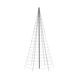Twinkly 6m Flagpole Tree with App-Controlled Outdoor Lights