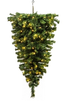 The 3ft Pre-lit Hanging Upside Down Tree